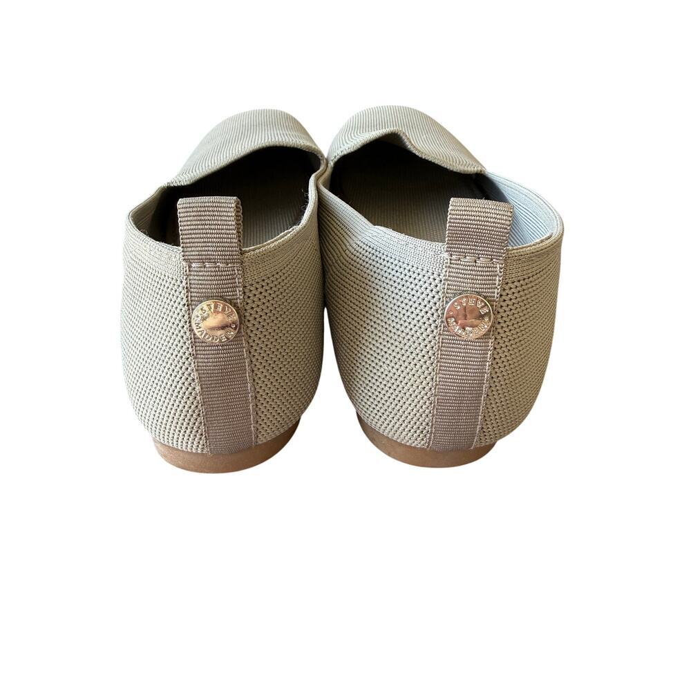 Steve Madden Women's Beige Pull-On Knit Sabin Flat Loafers Size 7.5M - Picture 6 of 7